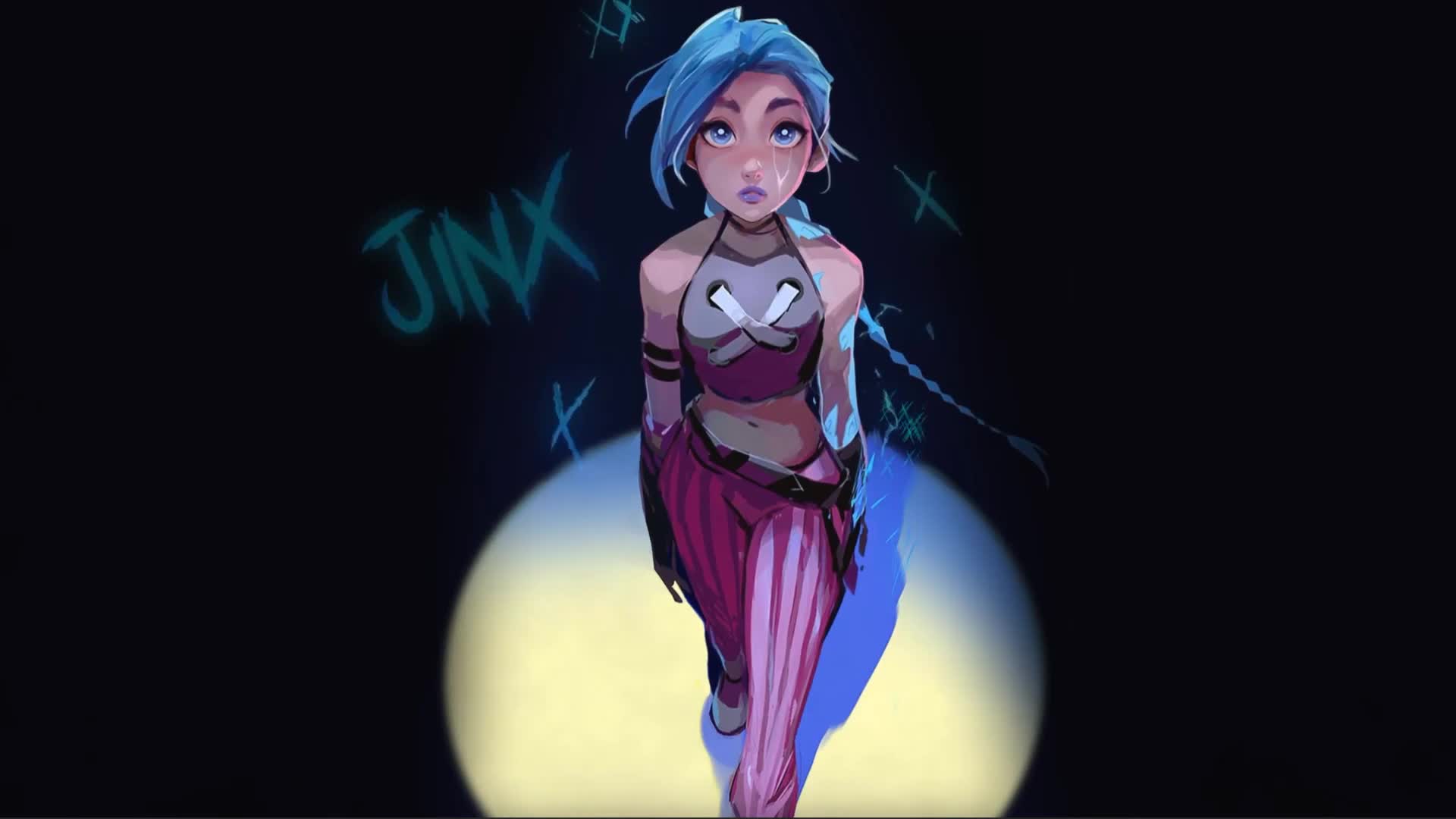 Jinx Arcane League Live Wallpaper For Pc