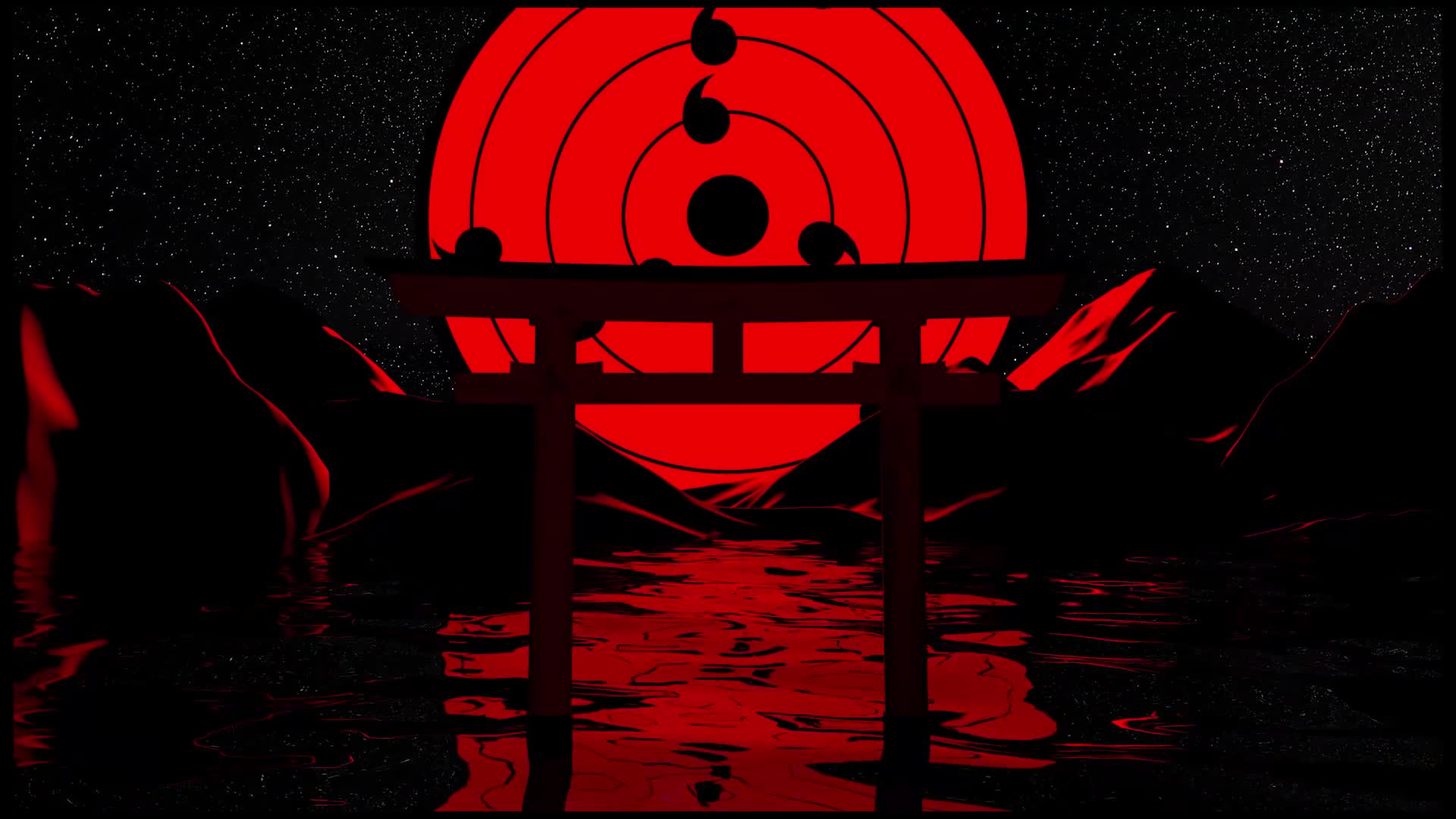 PC Anime Spinning Sharingan HD Live Wallpaper