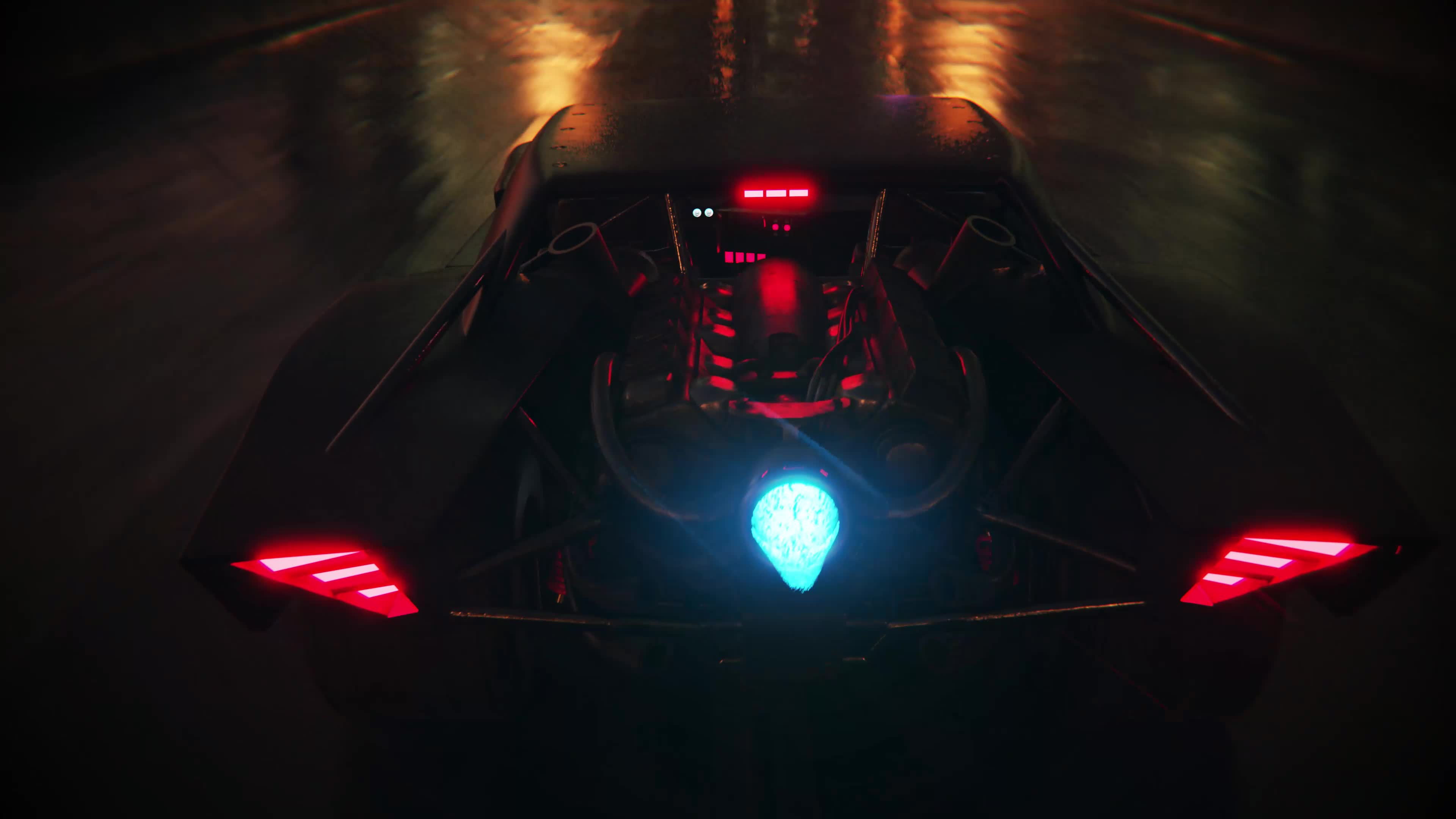 Batmobile Pursuit 4K Live Wallpaper