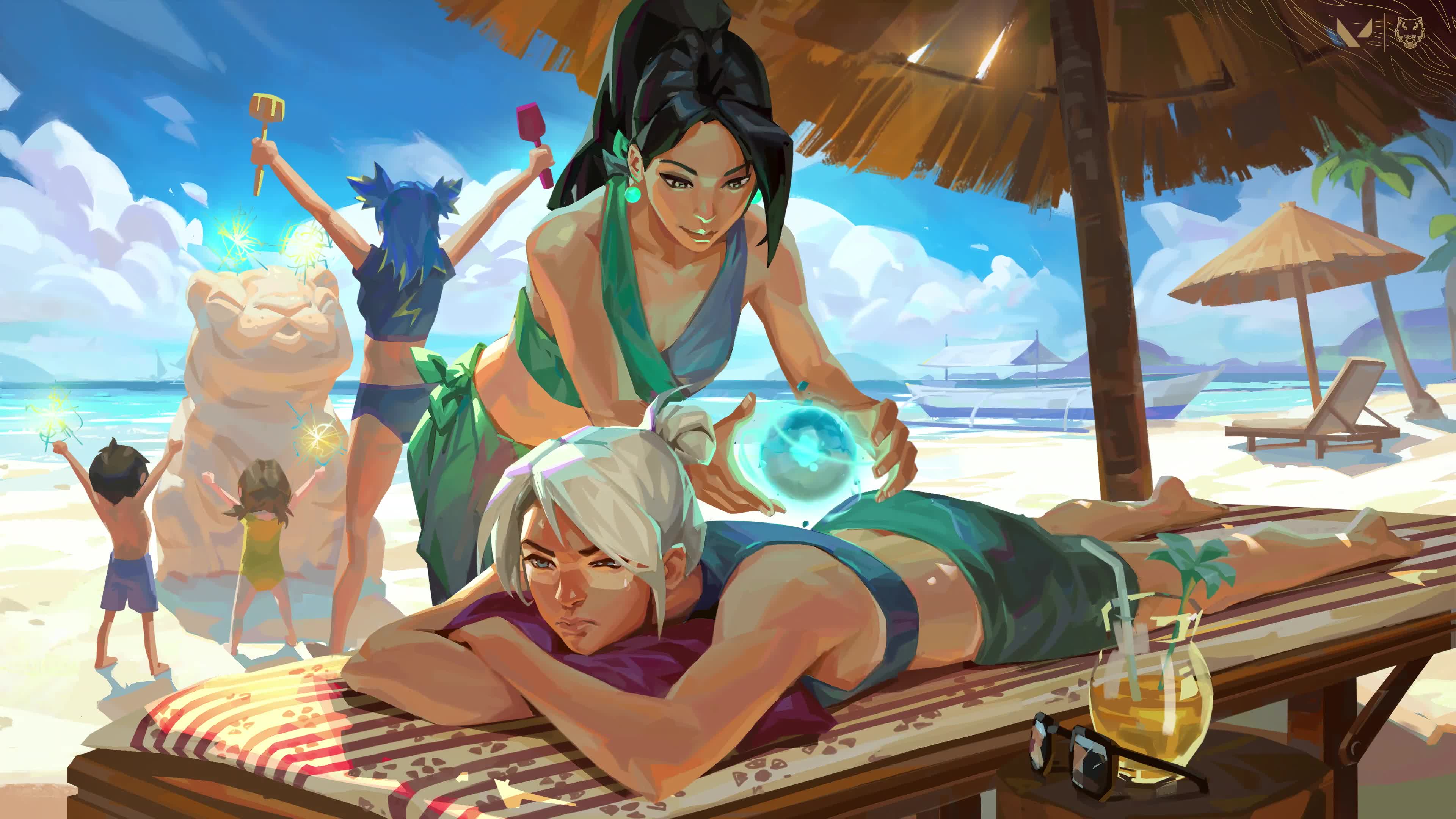 LNY Sage 4 Beach Day 4K Live Wallpaper