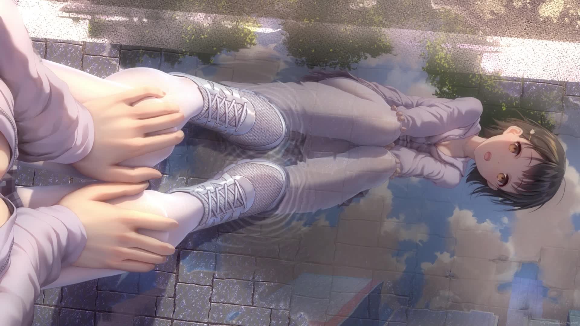 Anime Girl Reflections Live Wallpaper