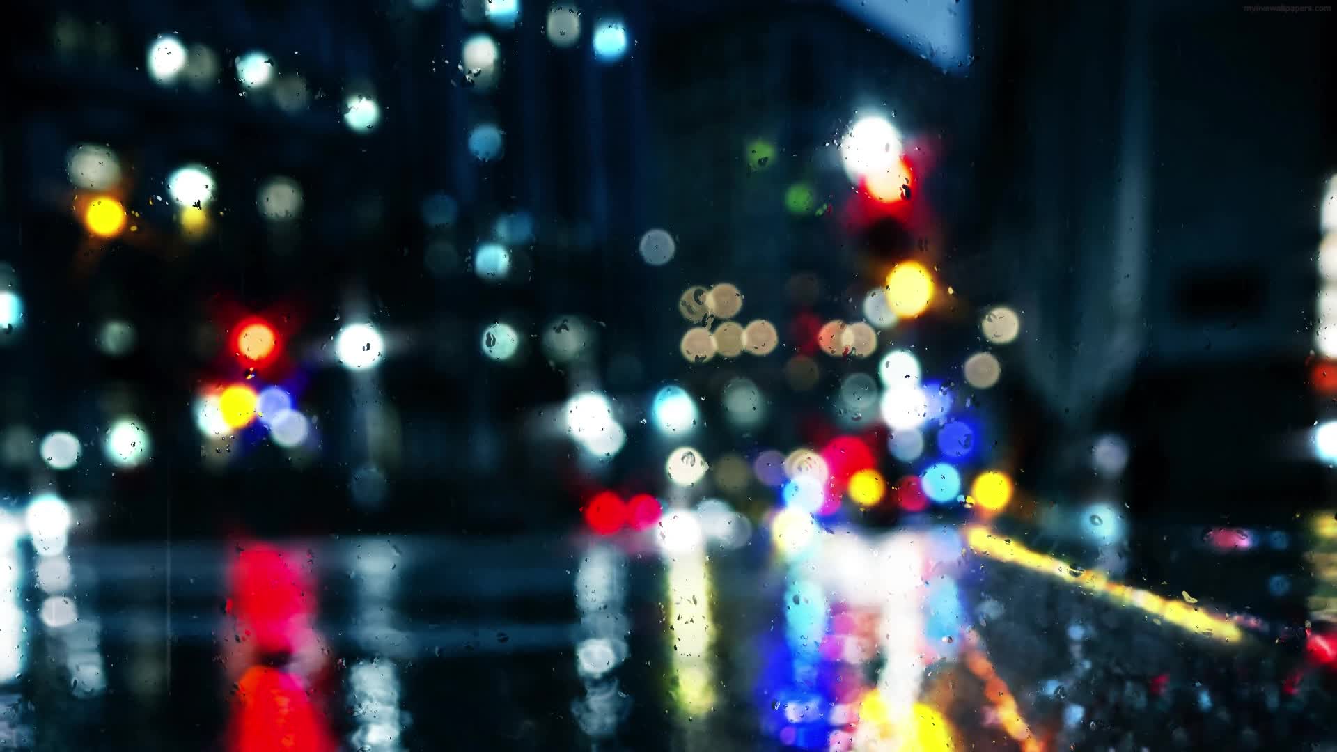 PC Animated City Night Lights Live Wallpaper
