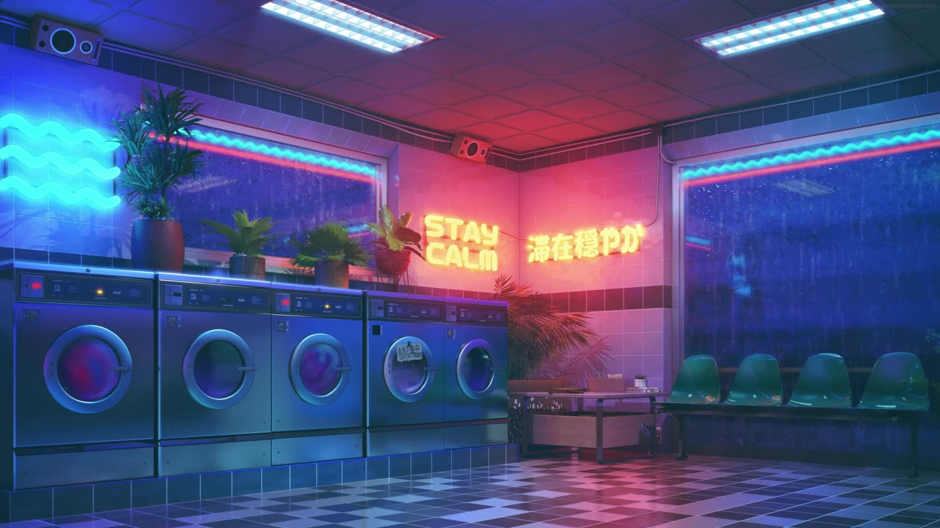 PC Animated Coin Laundry Live Wallpaper live wallpaper