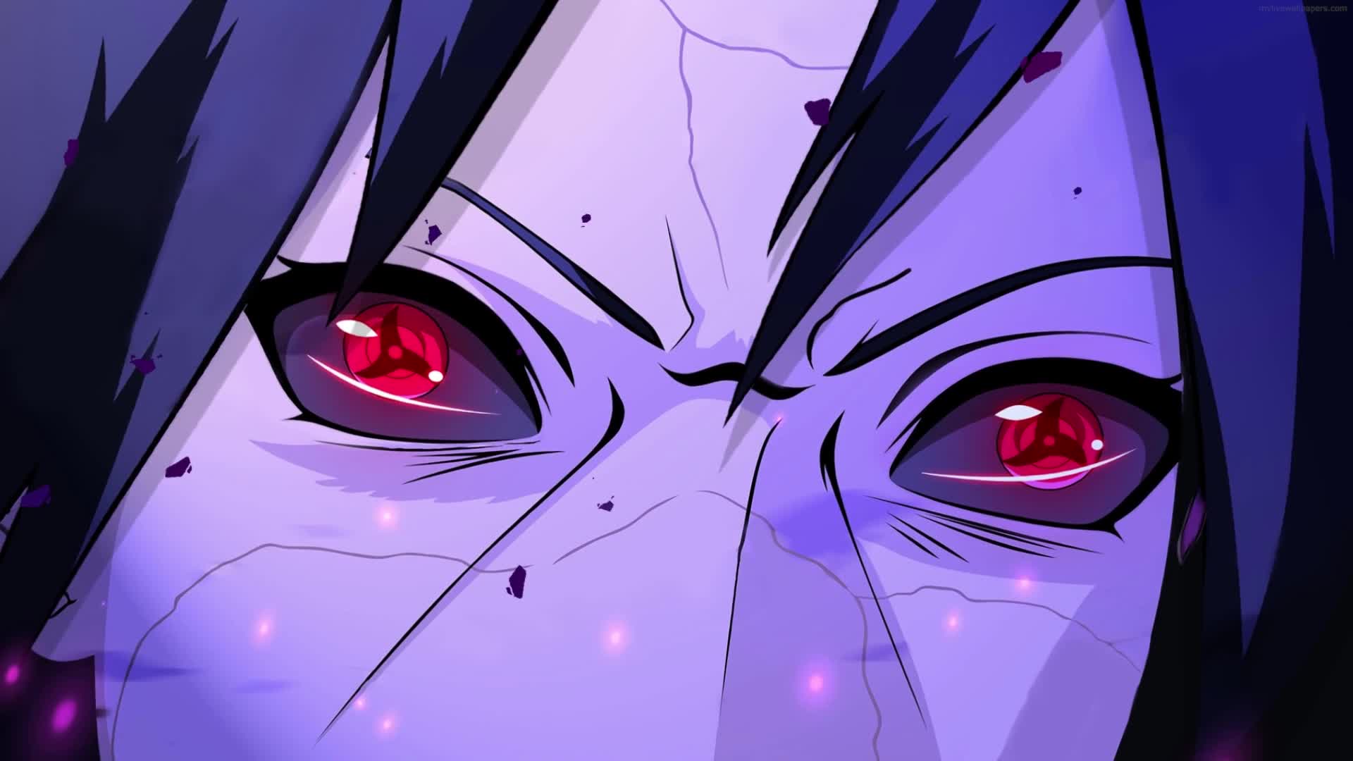 PC Animated Dark Sasuke Anime Live Wallpaper