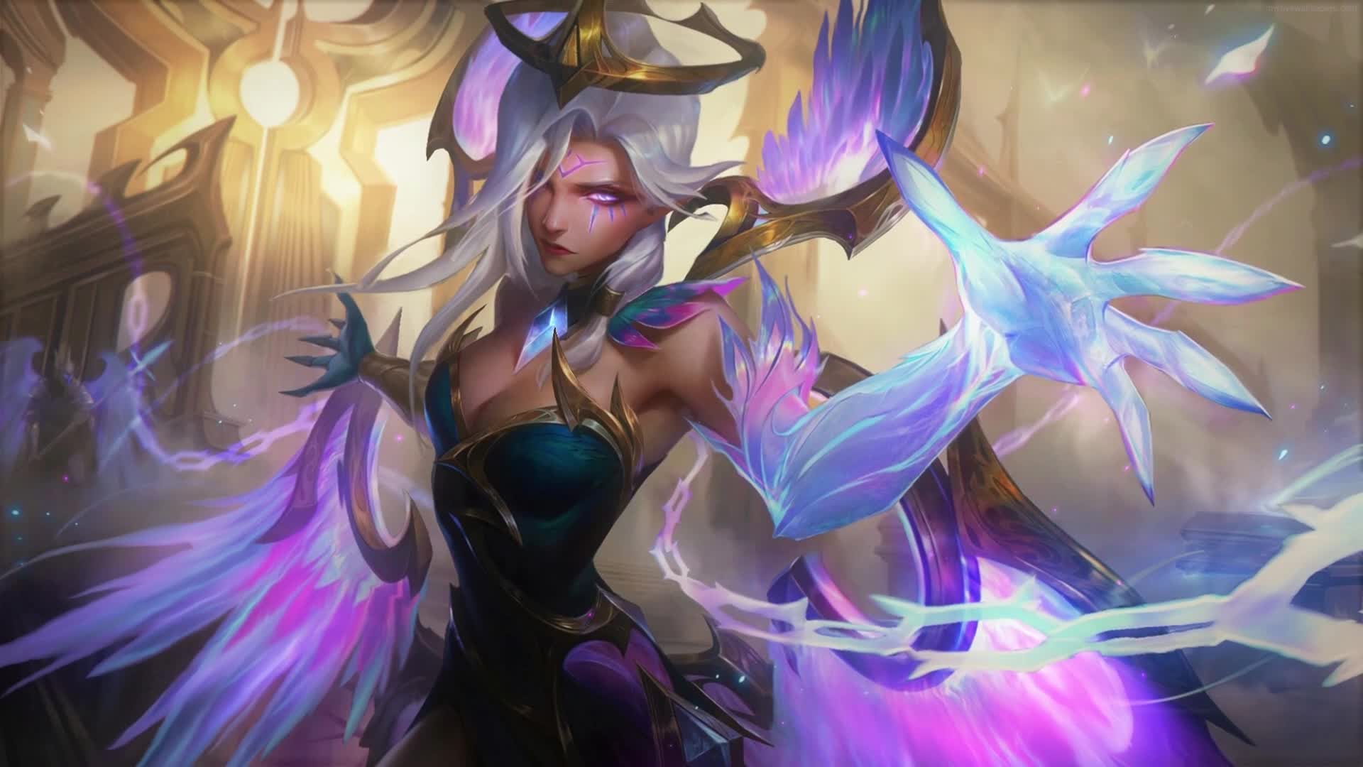 PC Animated Dawnbringer Morgana Live Wallpaper