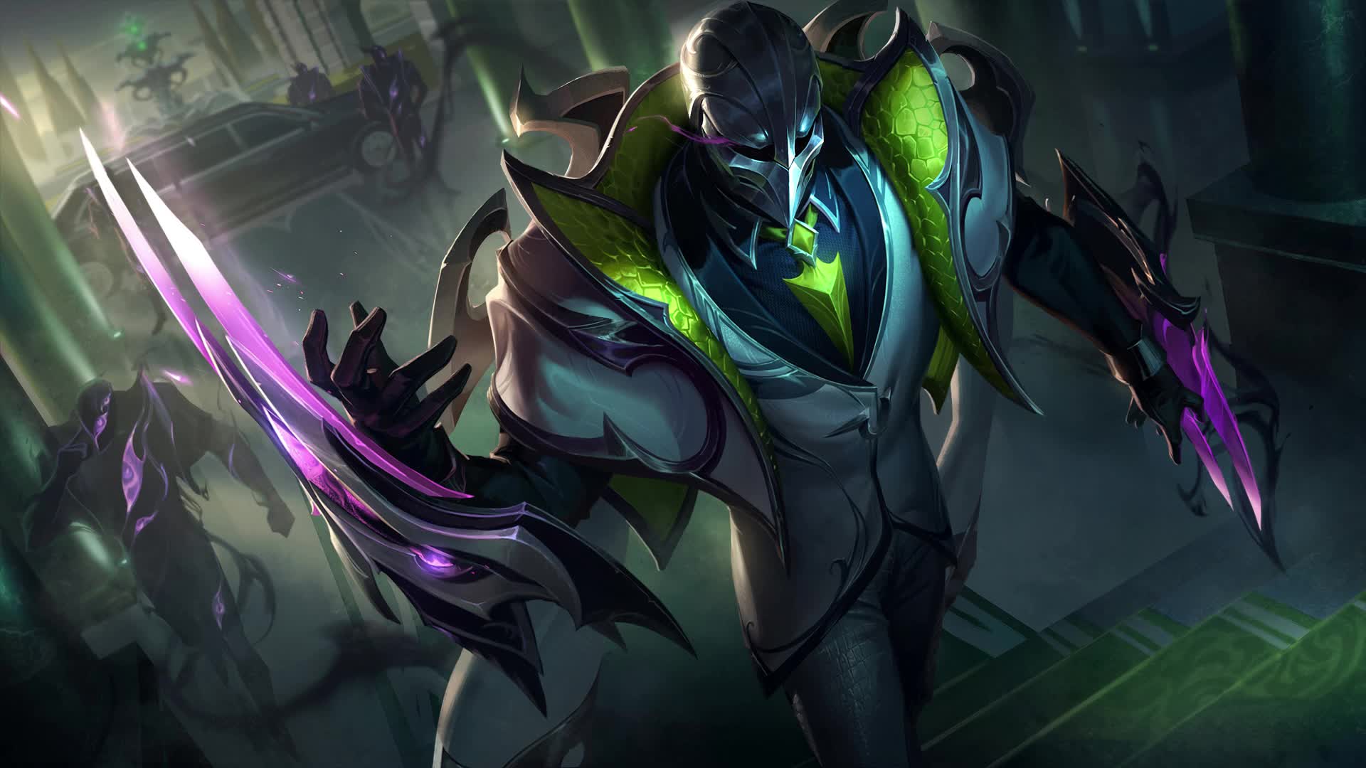 PC Animated Debonair Zed LoL Live Wallpaper