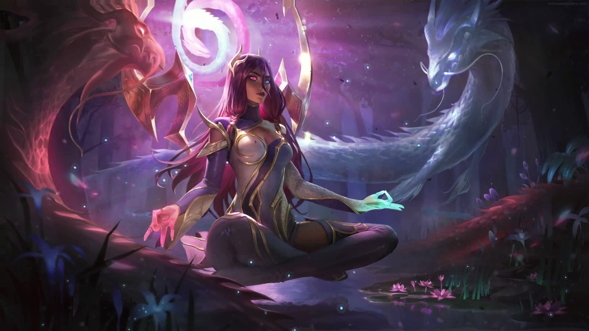 PC Animated Dragonmancer Karma Live Wallpaper