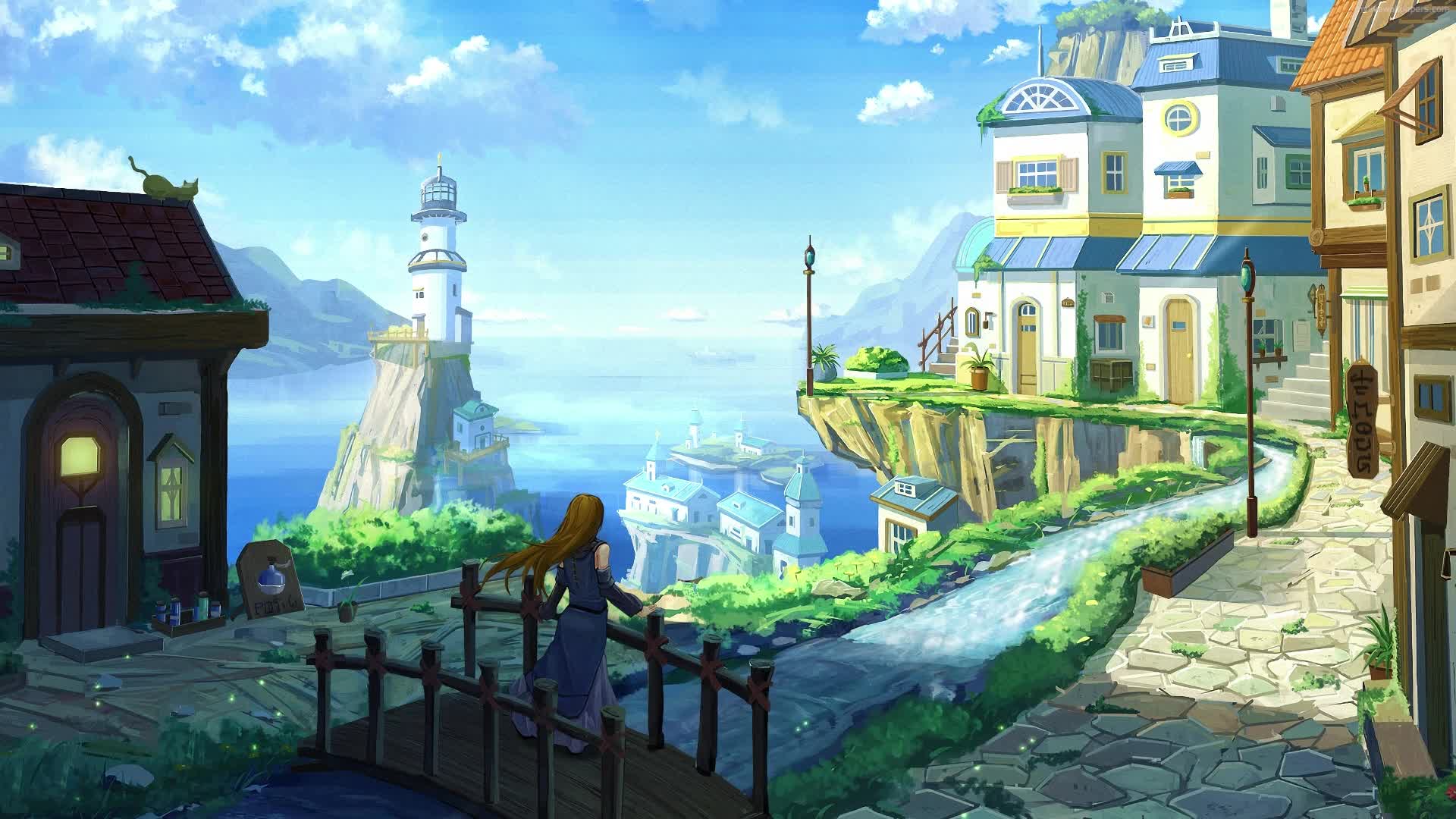 PC Animated Fantasy Village Live Wallpaper