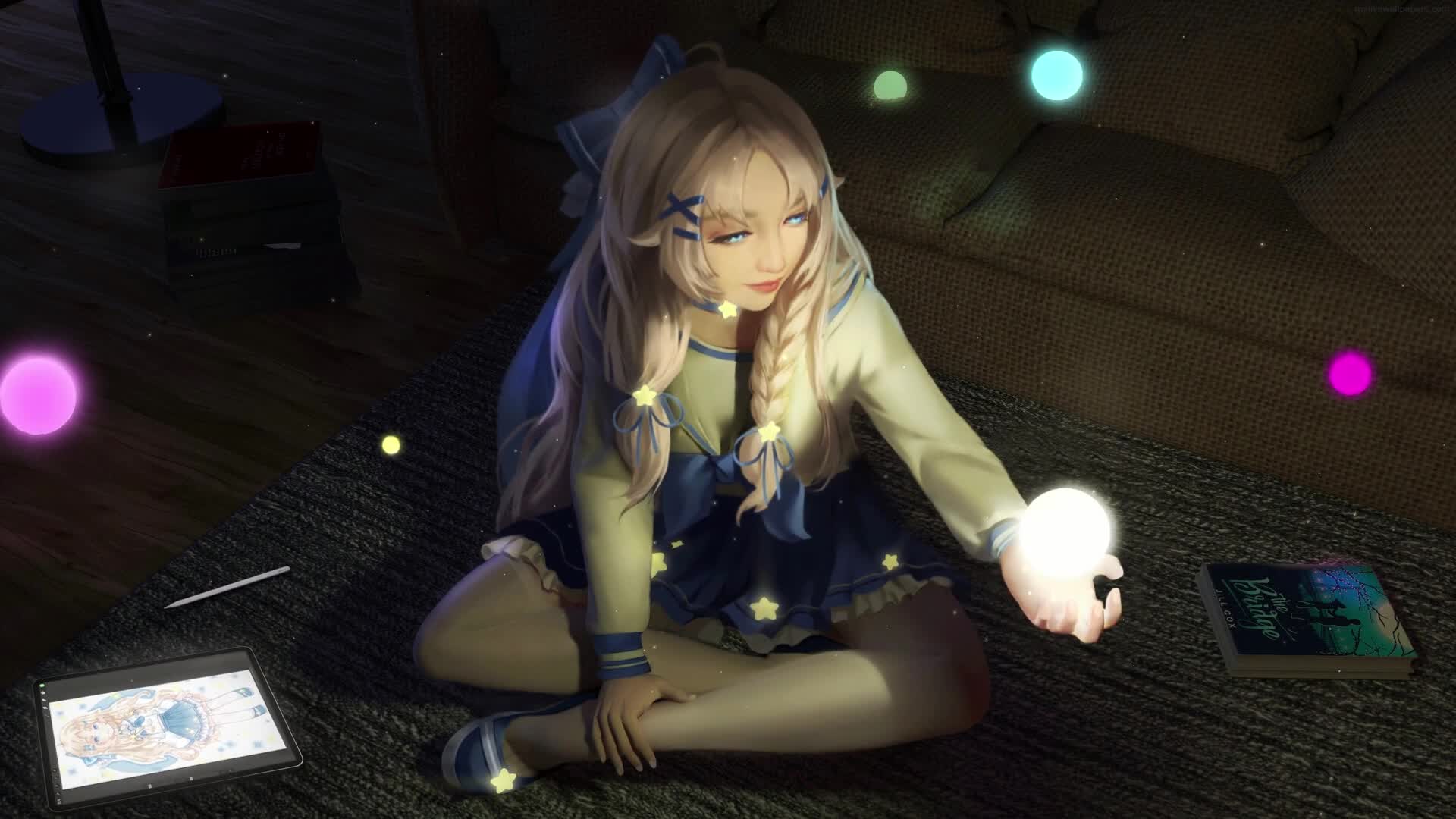 PC Animated Floating Spheres Live Wallpaper