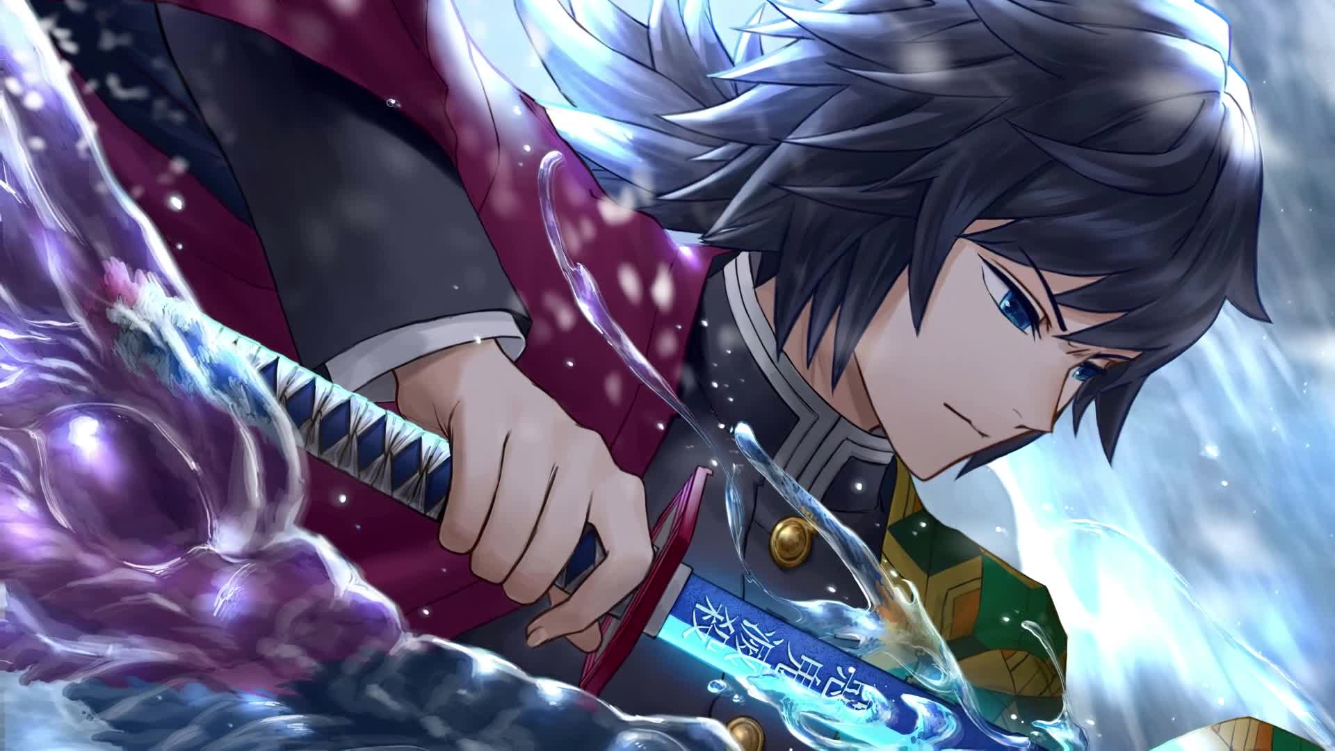 PC Animated Giyu-Demon-Slayer Anime PC Live Wallpaper