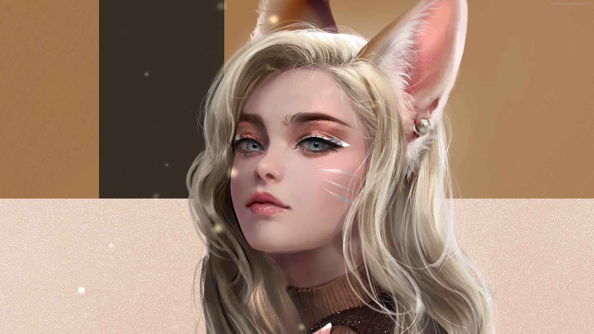 PC Animated Gorgeous Ahri Live Wallpaper live wallpaper