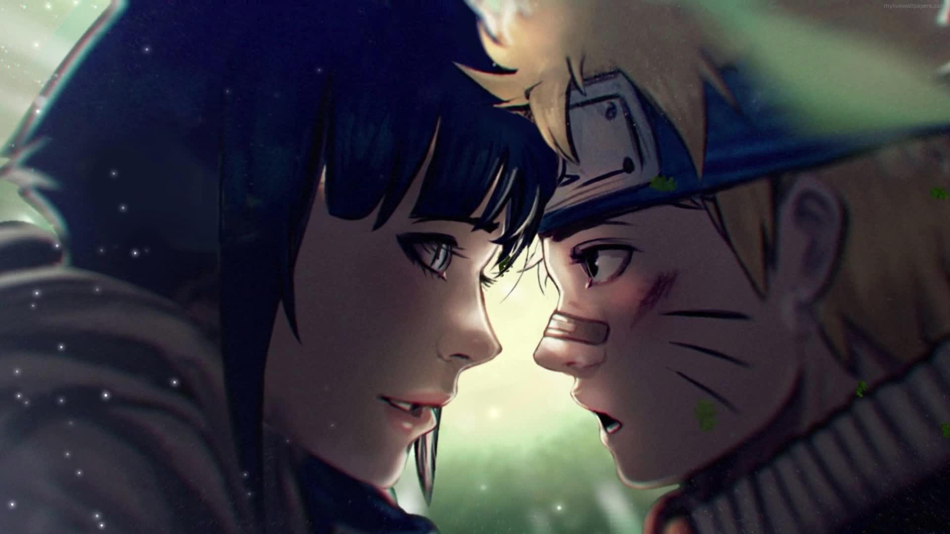 PC Animated Hinata and Naruto Anime Live Wallpaper