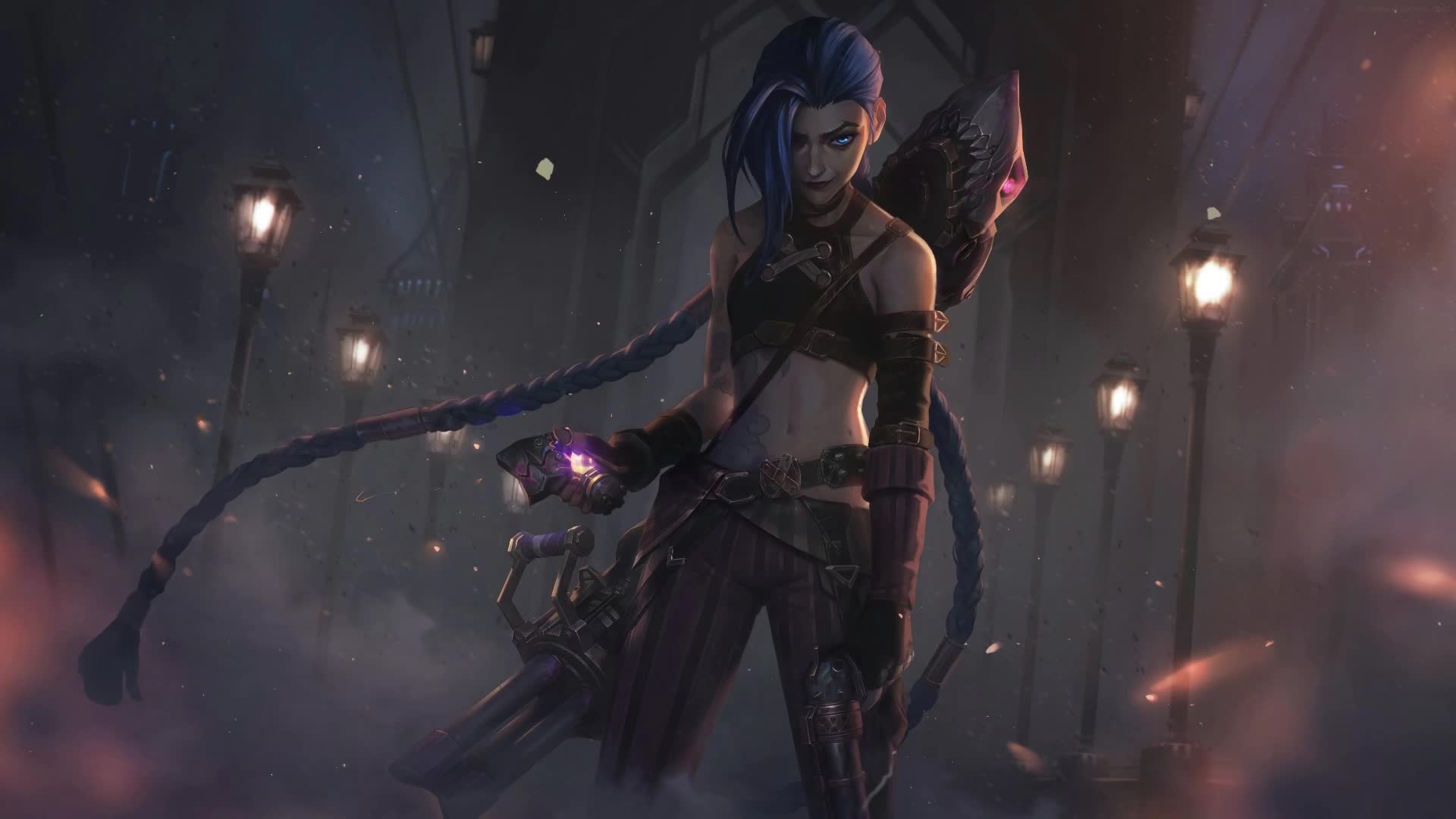 PC Animated Jinx Arcane Live Wallpaper