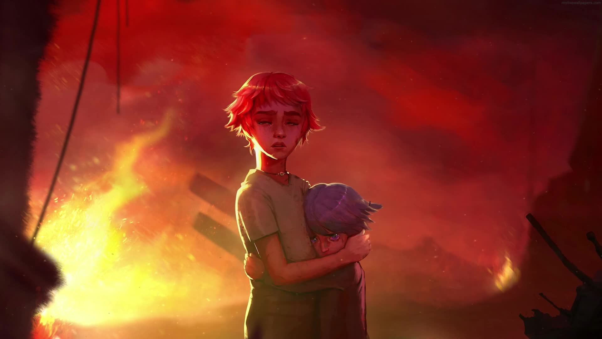PC Animated Kid Vi and Powder Arcane Live Wallpaper