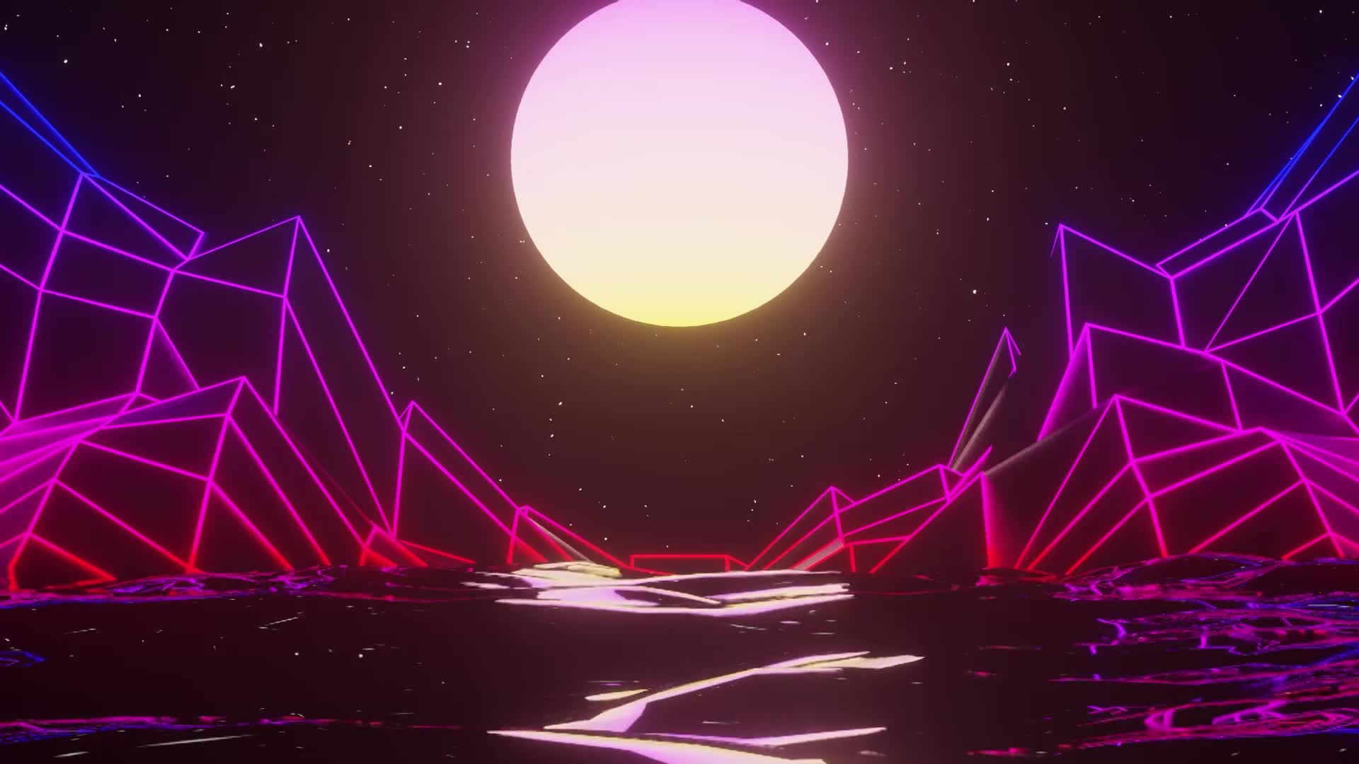 PC Animated Retro Ocean Live Wallpaper