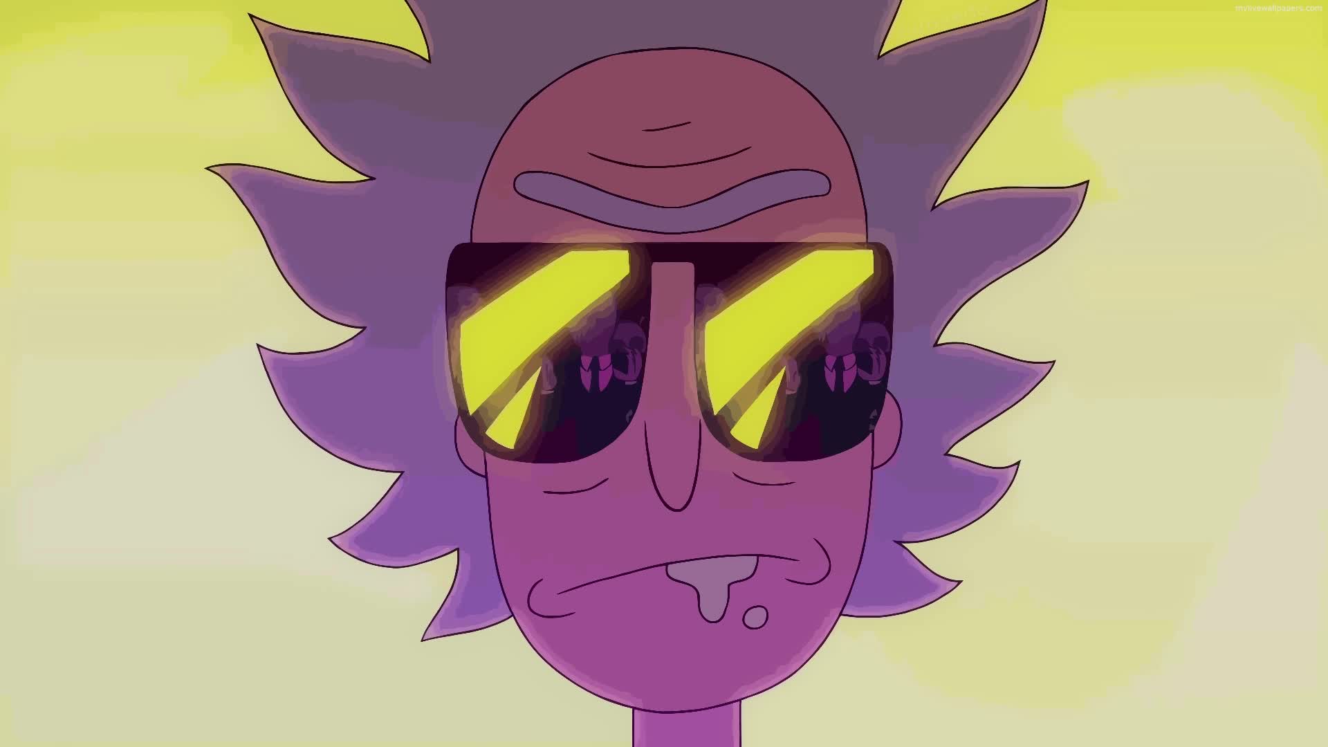 PC Animated Rick Sunglasses Shine Live Wallpaper