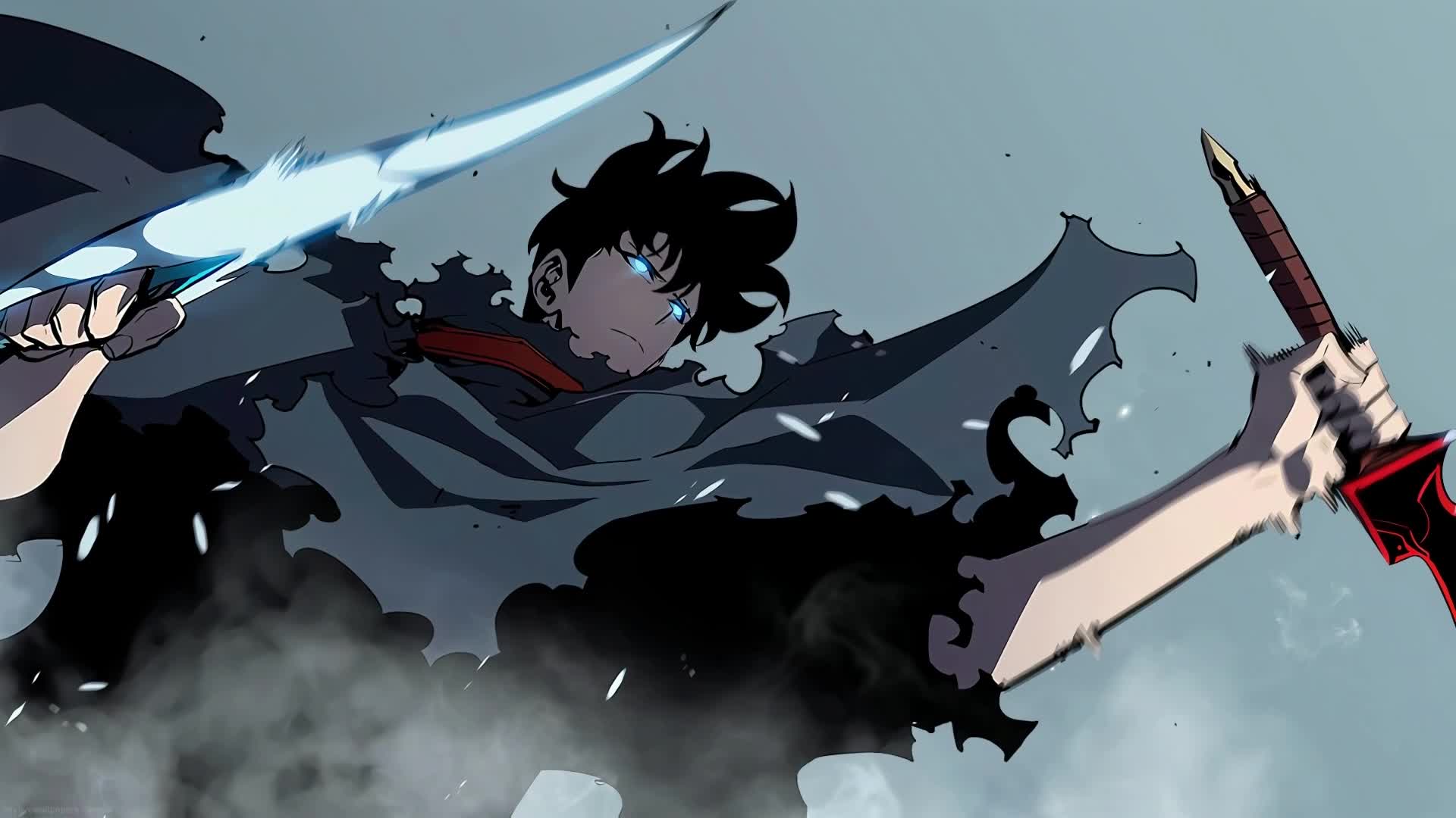 PC Animated Sung Jinwoo Blades Live Wallpaper