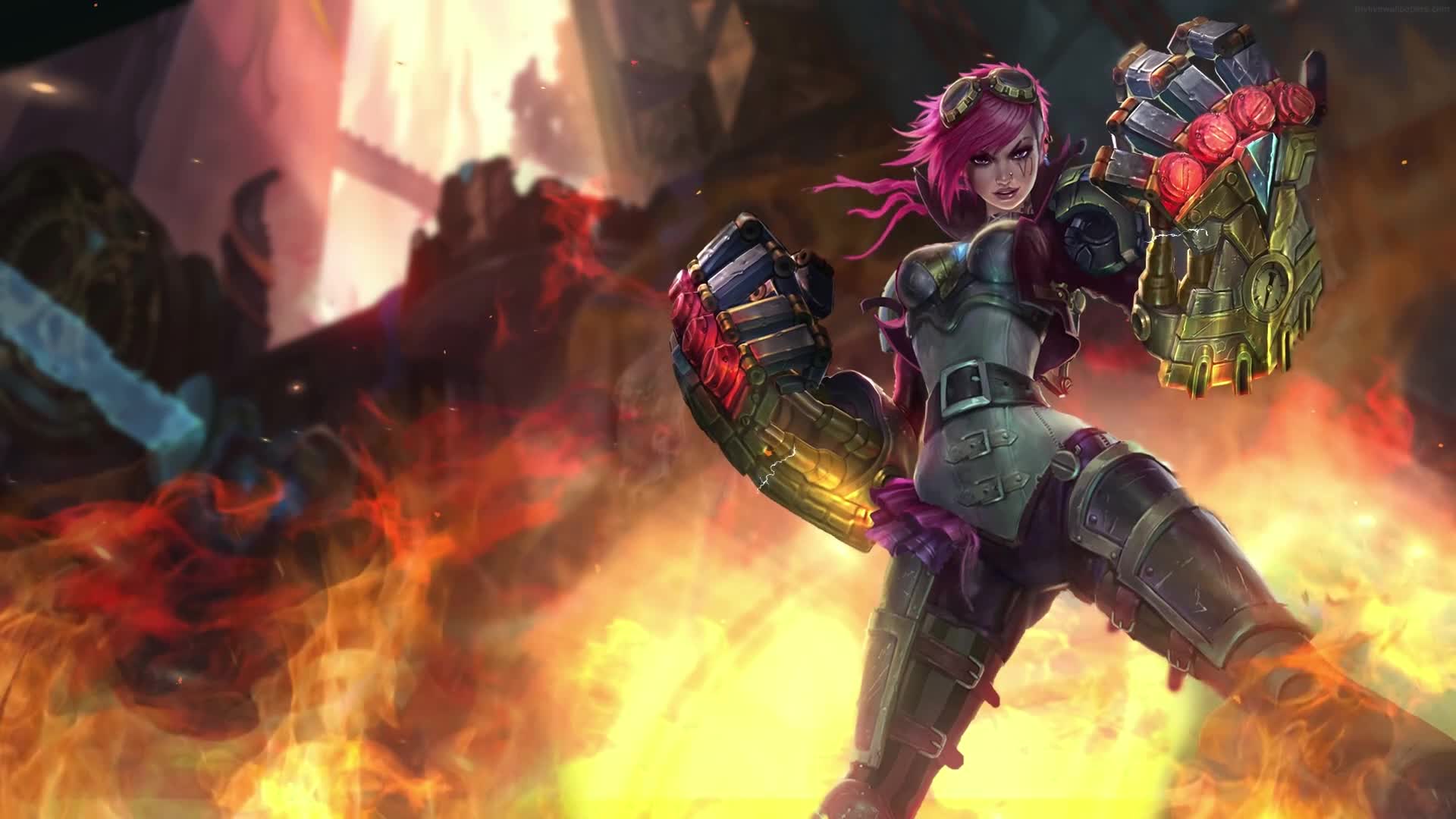 PC Animated Vi Gauntlets Live Wallpaper