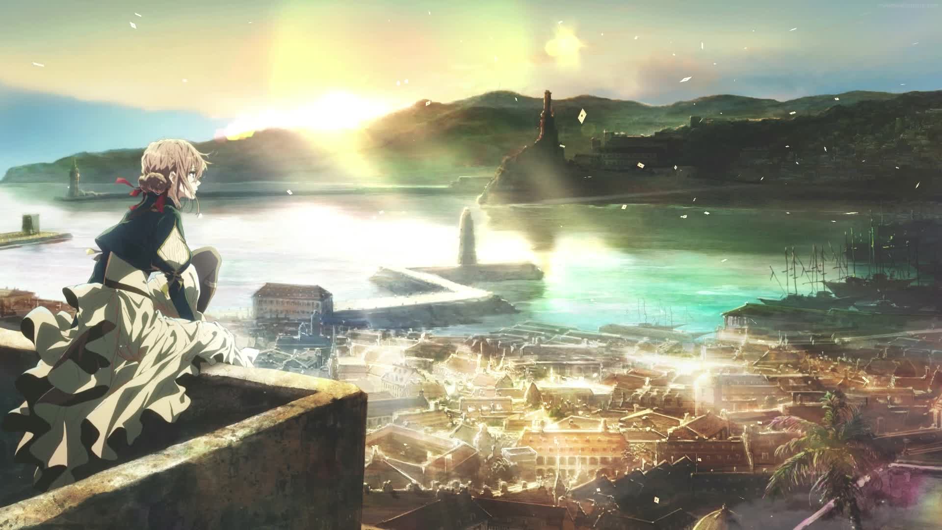 PC Animated Violet Live Wallpaper