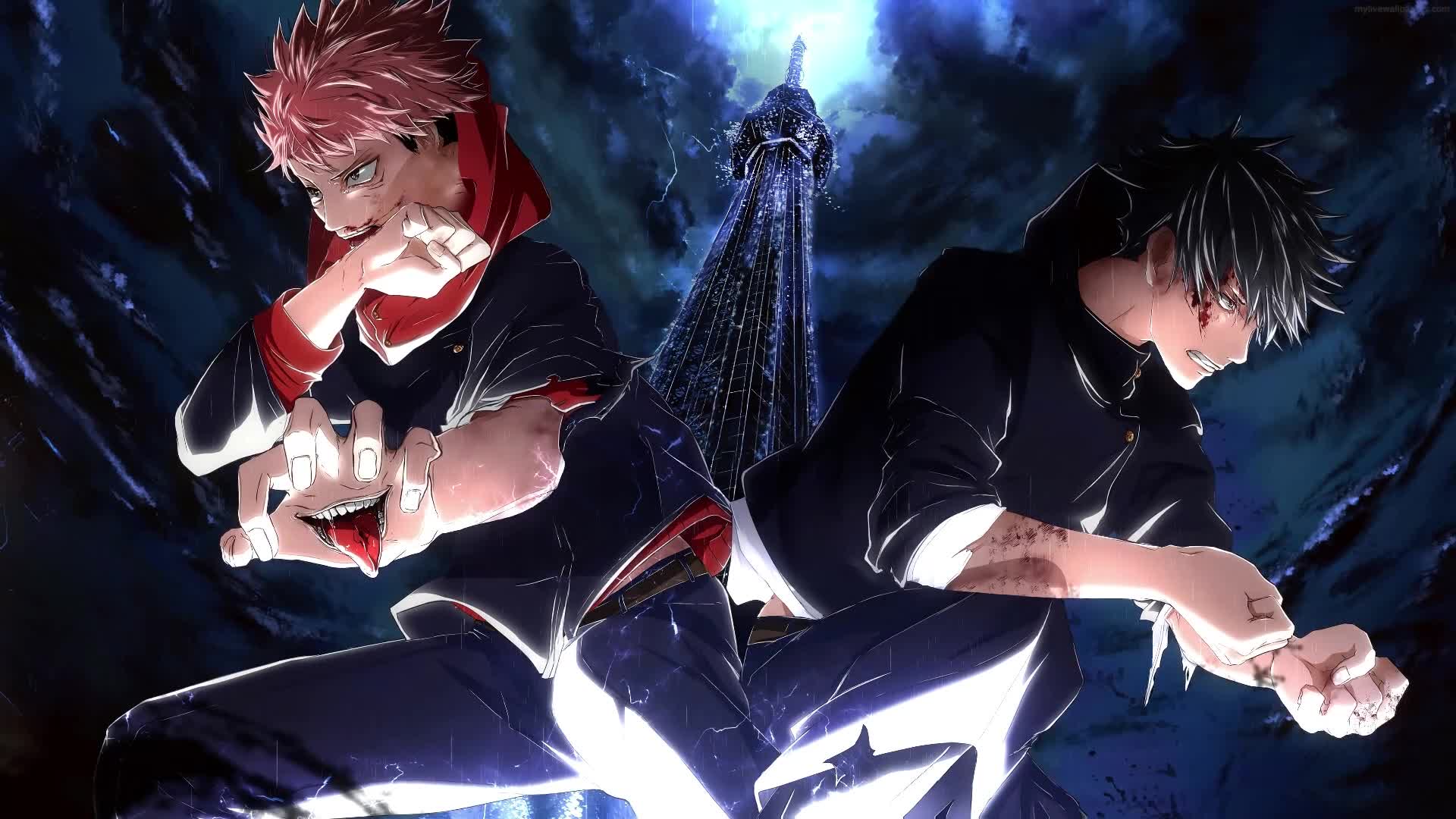 PC Animated Yuji and Megumi Live Wallpaper