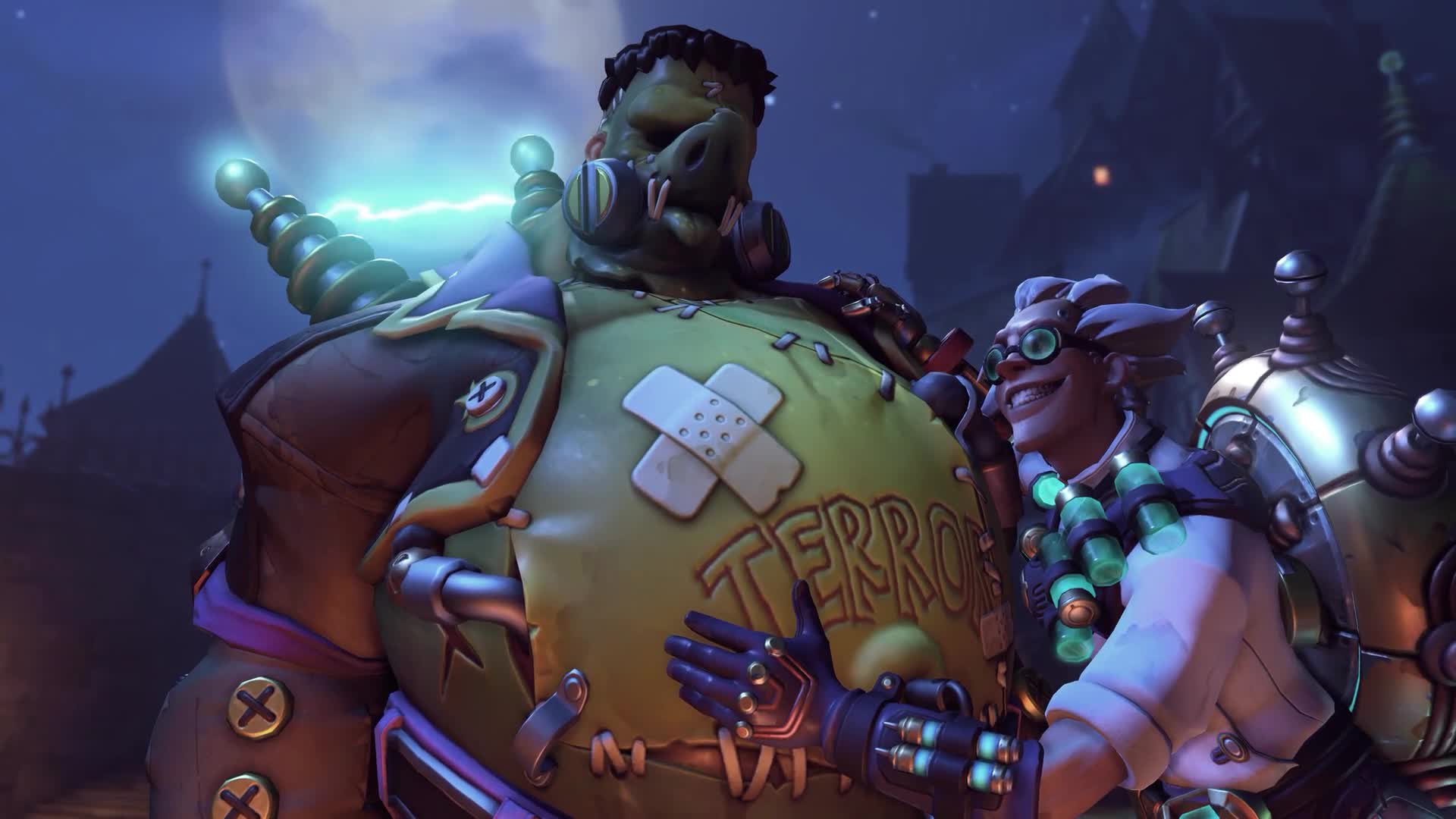 Overwatch Game Junkenstein Windows Animated Wallpaper