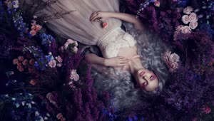 Flower Girl HD Animated Wallpaper