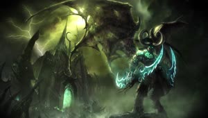 Illidan Night Elf Animated Wallpaper