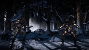 Alien vs Predator Mortal Combat Live Wallpaper