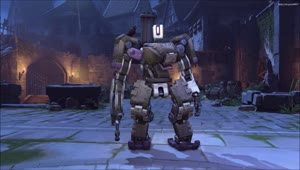 Bastion Halloween Overwatch Live Wallpaper