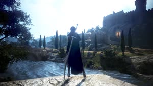 Black Desert Castle And River Live Wallpaper