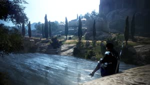 Black Desert River Live Wallpaper