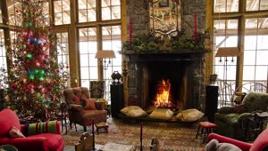 Fireplace New Years and Christmas Live Wallpaper