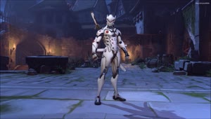 Genji Halloween OverWatch Live Wallpaper