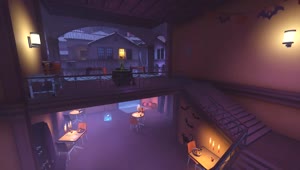 Hollywood Halloween Restaurant Overwatch Live Wallpaper