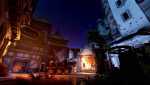 Overwatch Junkenstein Eichenwalde Halloween Background