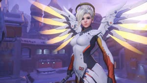 Overwatch Mercy Menu Live Wallpaper