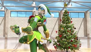 Overwatch Tracer Christmas Live Wallpaper