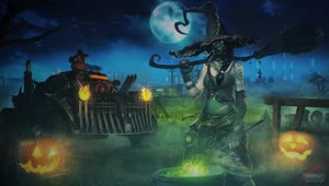 Post Halloween Crossout Art Live Wallpaper