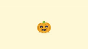 Pumkin Cat Minimalistic Halloween Live Wallpaper
