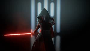 Star Wars Battlefront II Kylo Ren Sword Live Wallpaper