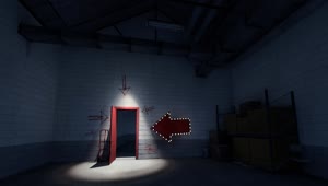 The Stanley Parable Red Door Live Wallpaper