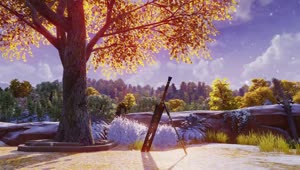 Tree And Swords Live Wallpaper2