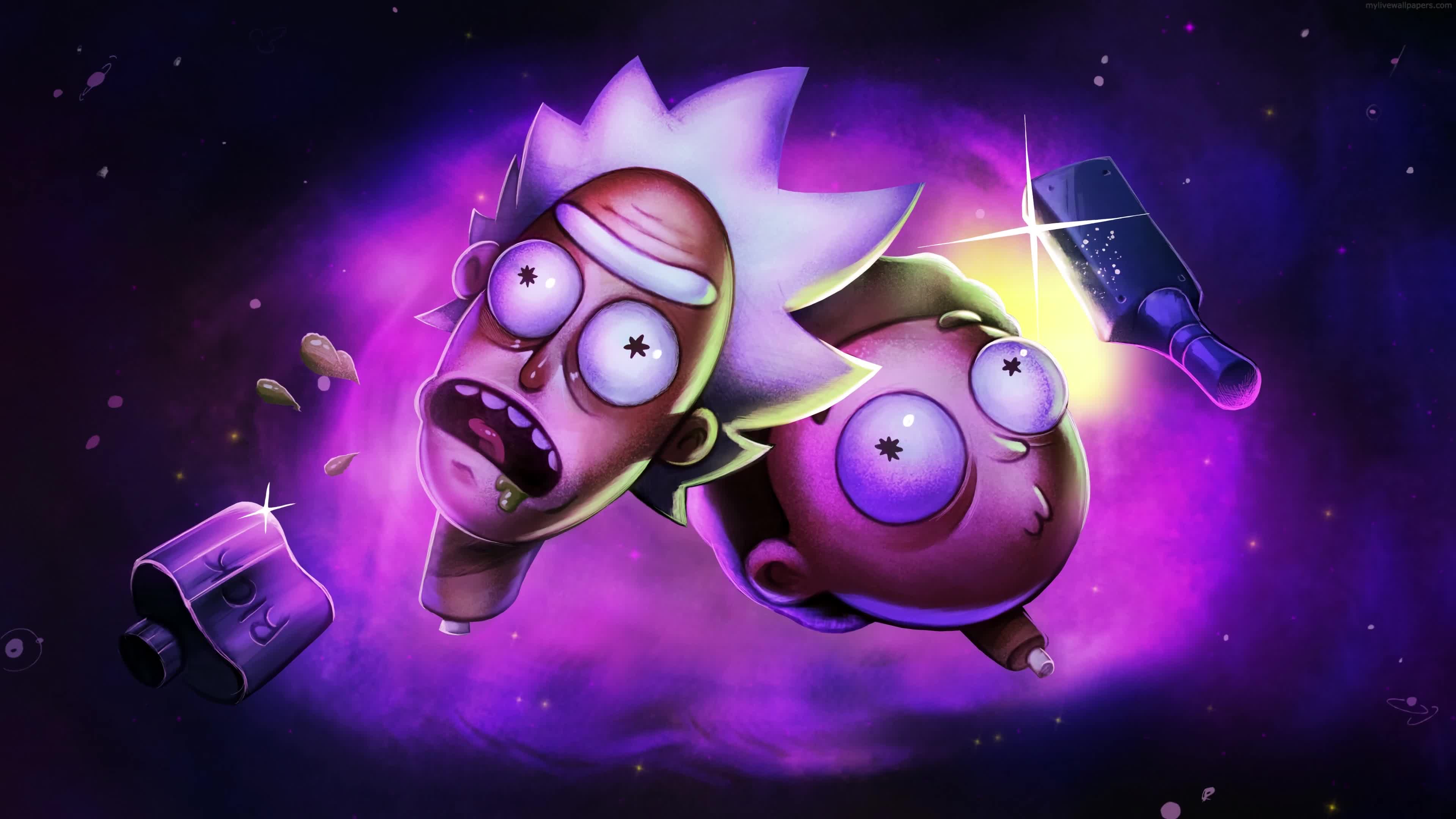 PC Heads In Space 4K Live Wallpaper