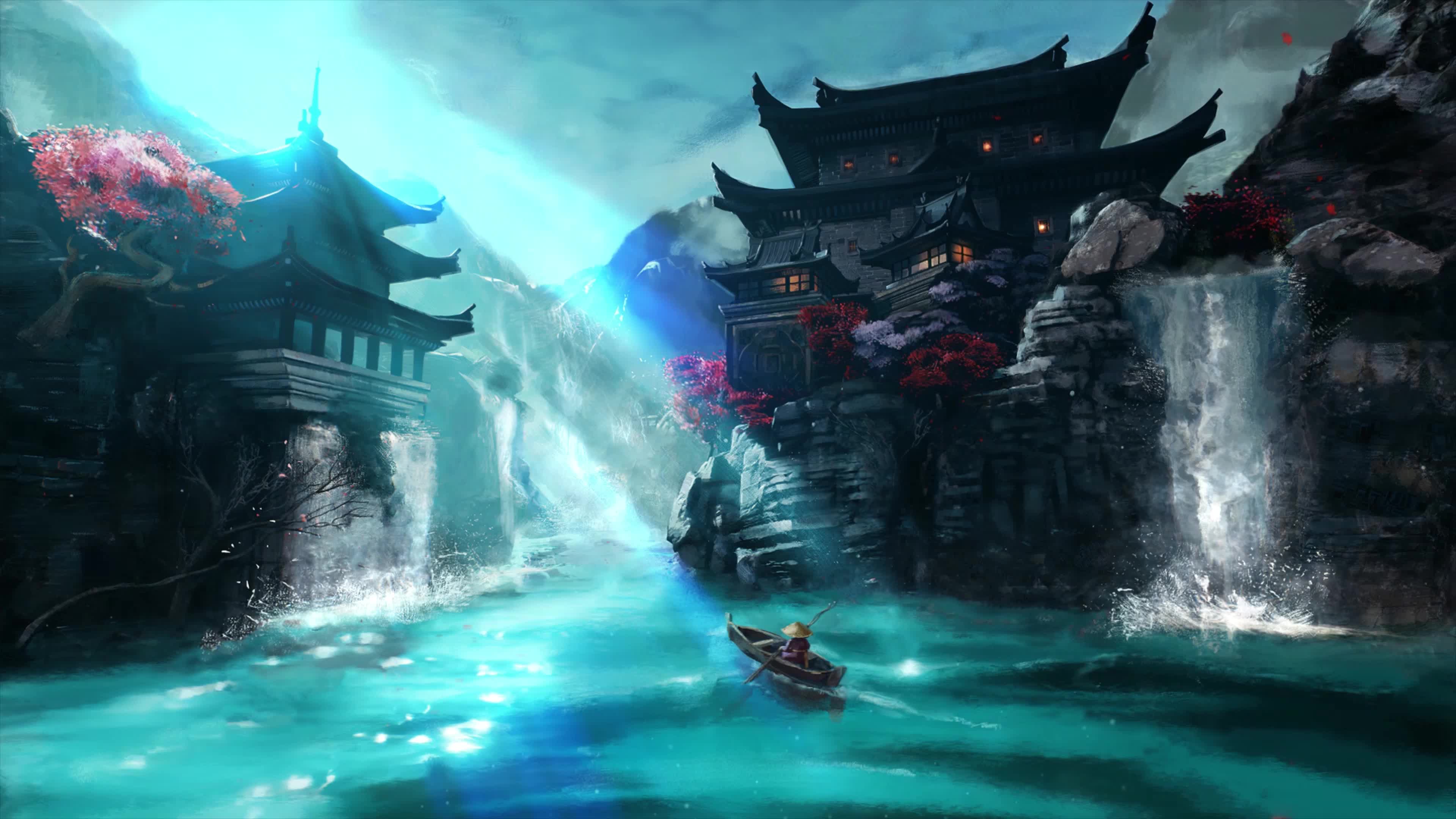 Sacred River 4K Live Wallpaper