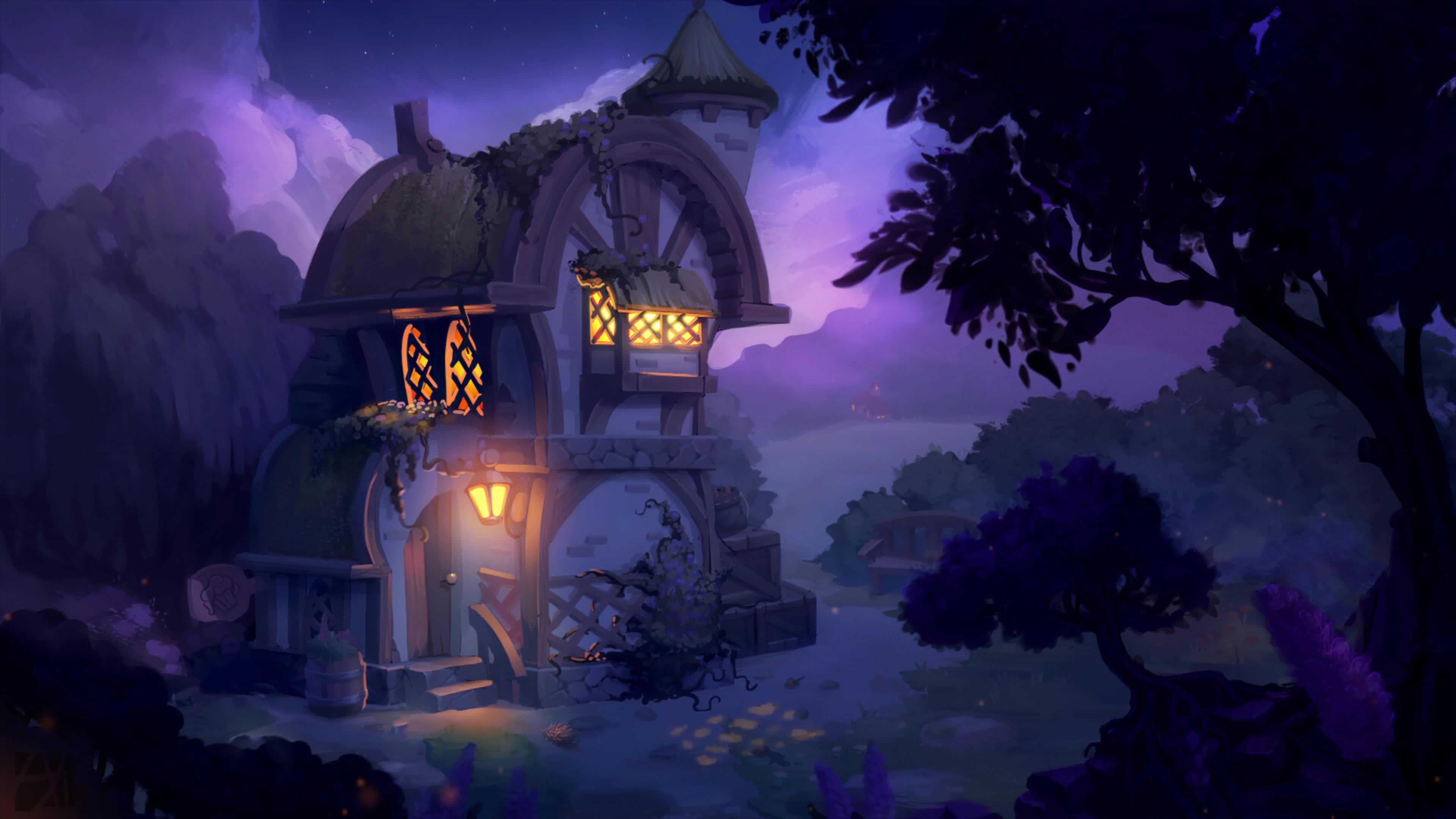 Rabbit Tavern 4K Live Wallpaper