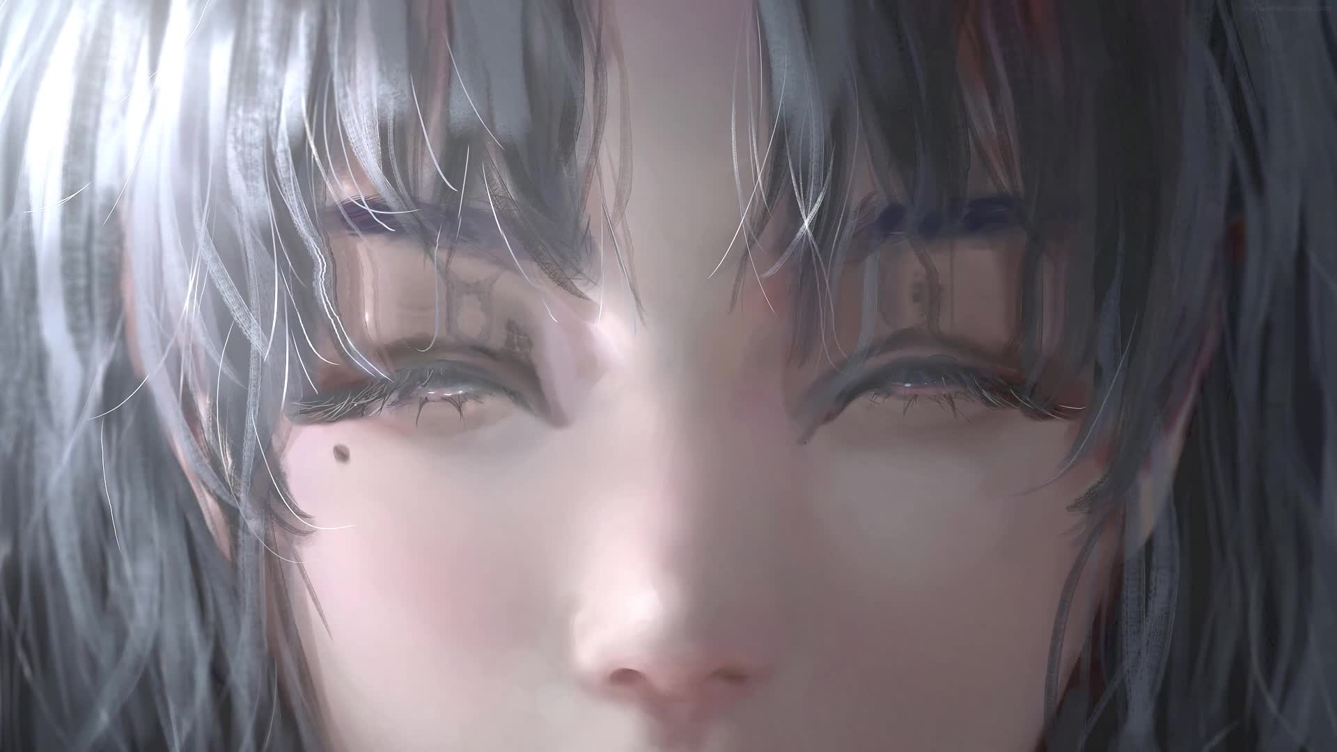 PC Blinking Eyes HD Live Wallpaper