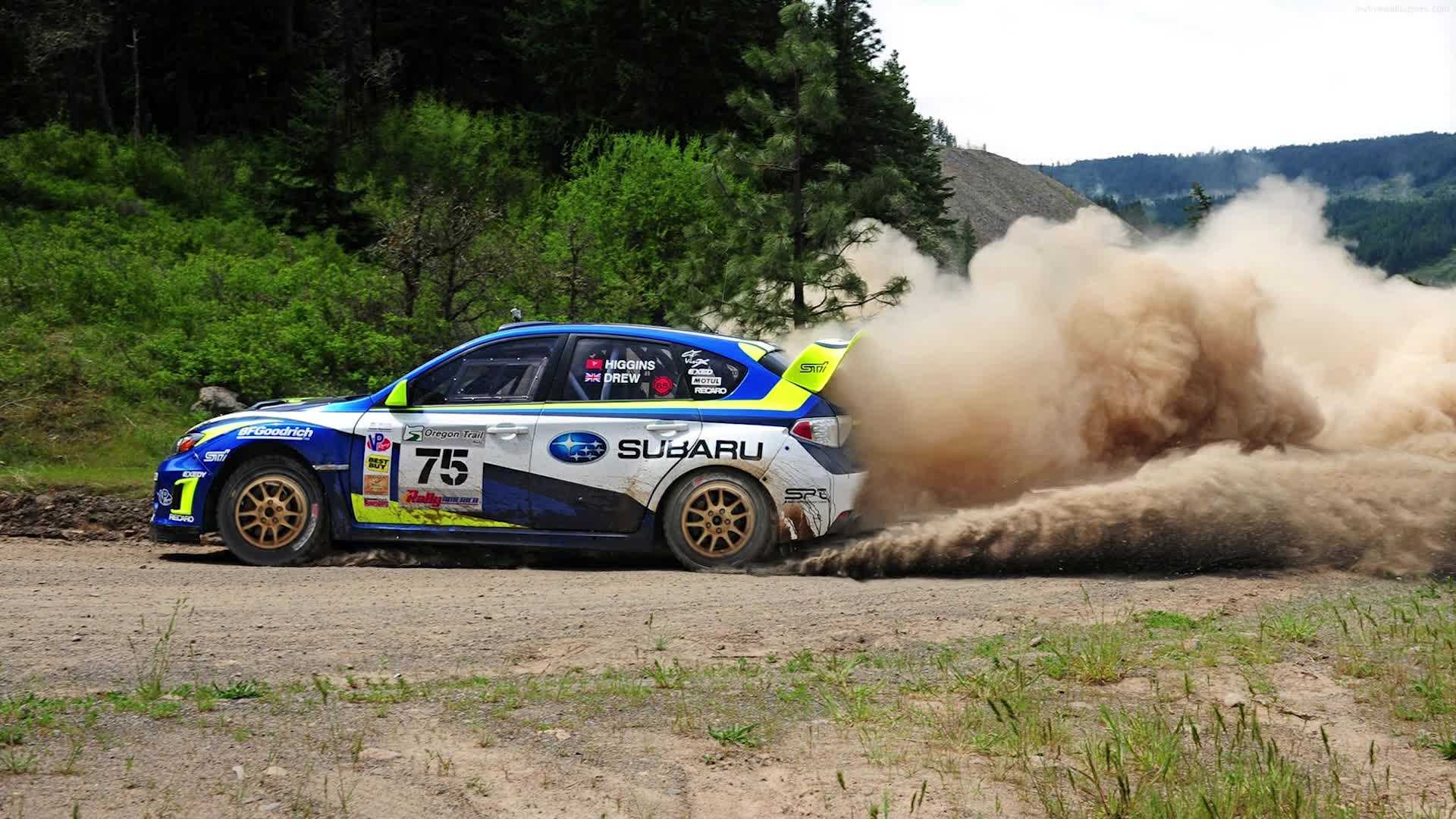 PC Subaru Rally Car HD Live Wallpaper