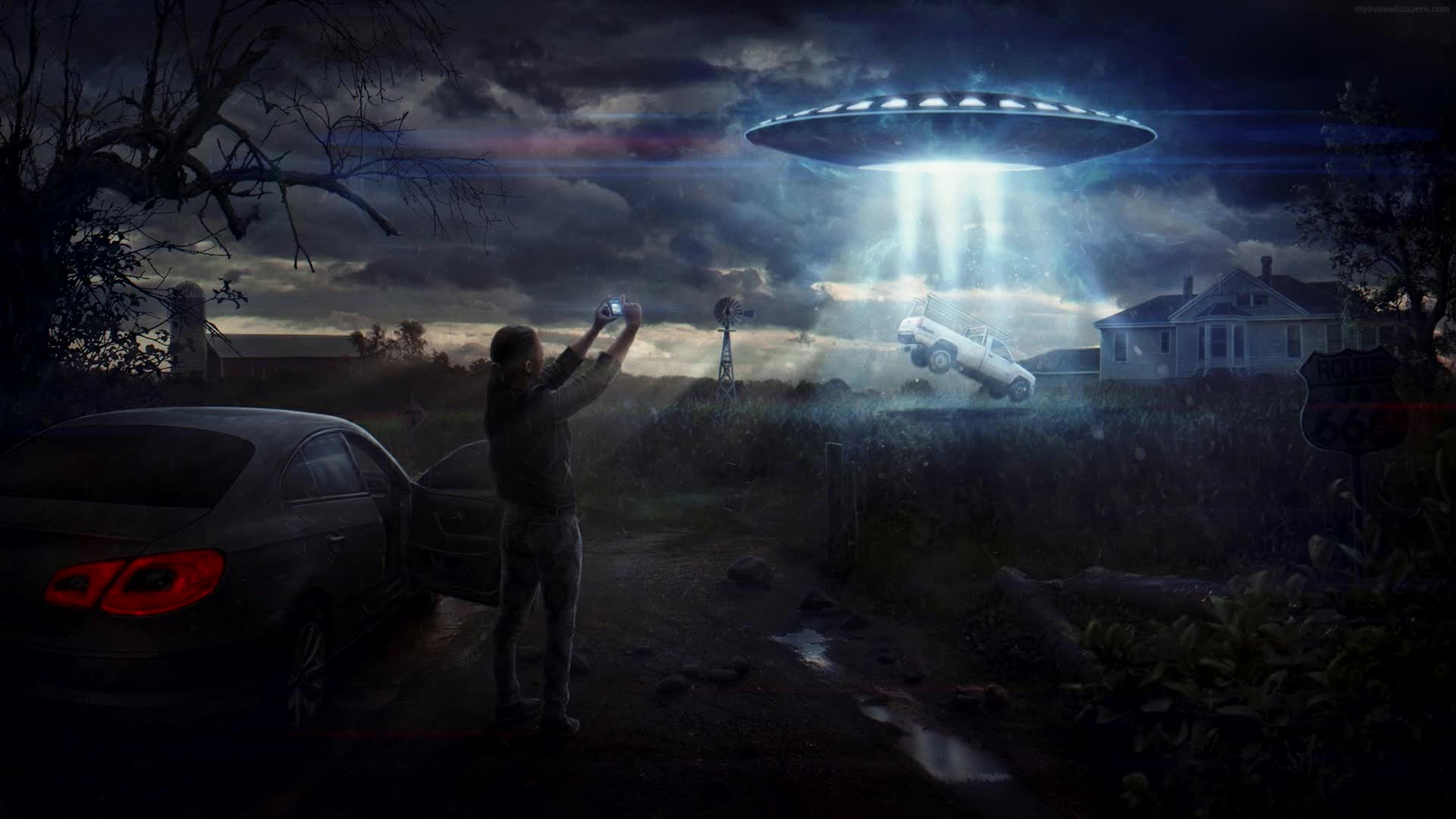 PC UFO Sighting HD Live Wallpaper live wallpaper