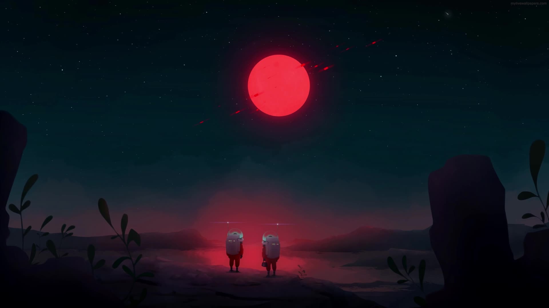 PC Red Planet HD Live Wallpaper