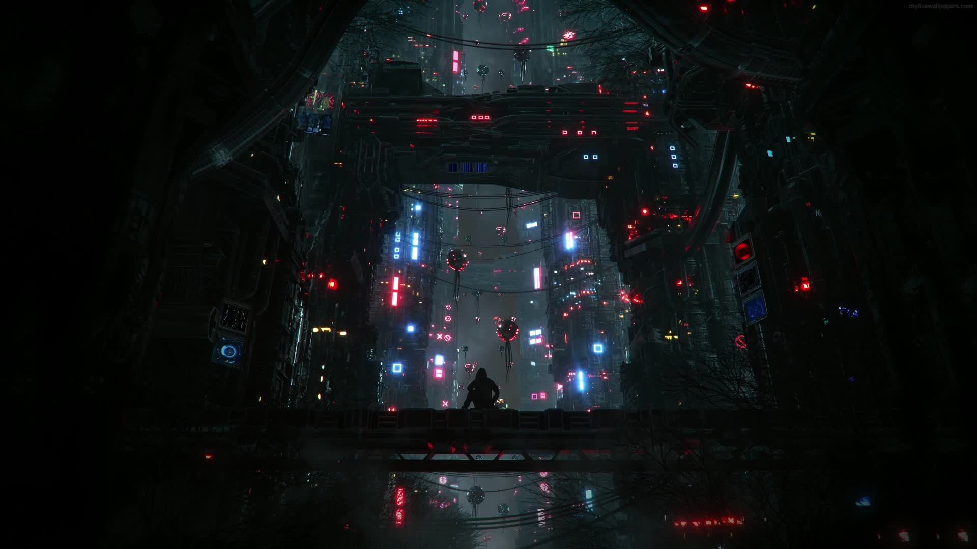 PC Dark Future HD Live Wallpaper